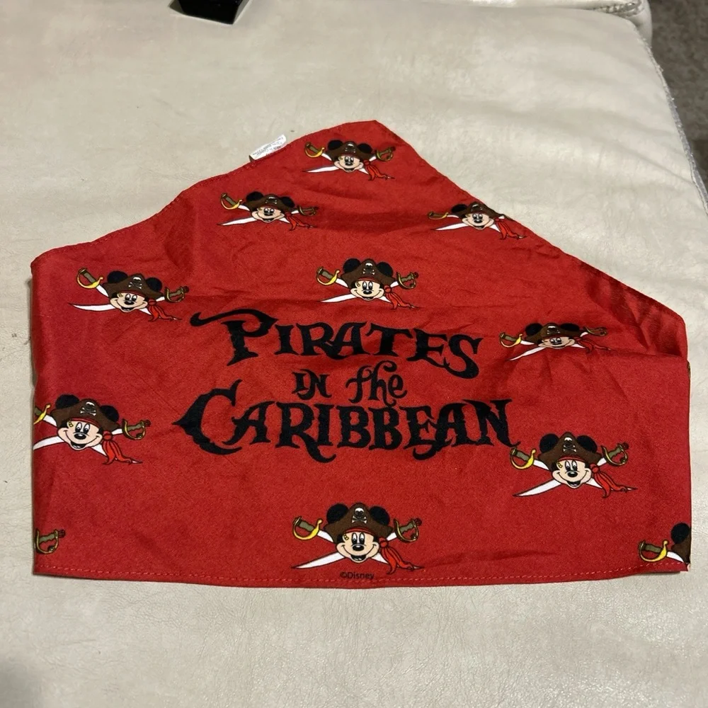 Disney Red Pirates of the Caribbean Scarf
